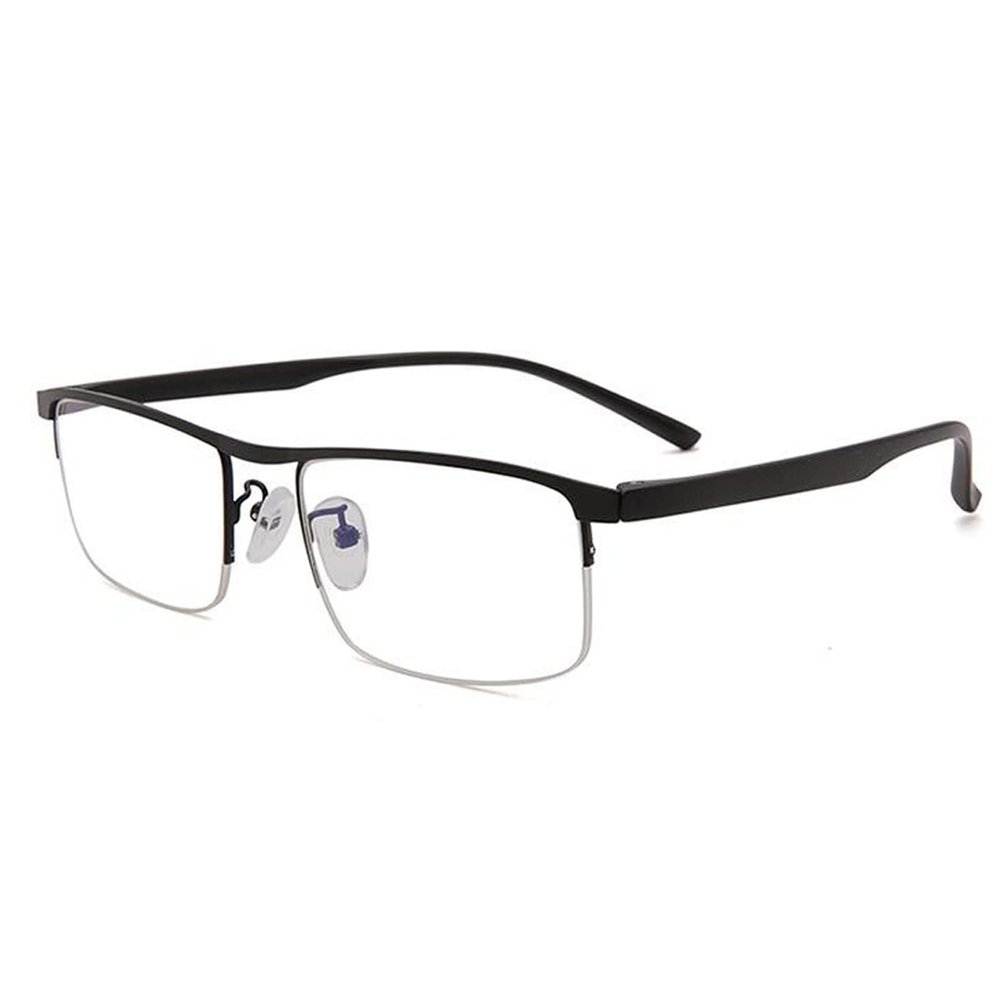EDGUN Progressive Multifocal Reading Glasses, Blue-Light-Blocking Spring-Hinge Computer Readers, Black +3.0