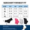 4 Pairs Ankle Support Compression Socks for Women and Men, for Plantar Fasciitis, Arthritis, Joint Pain, Heel Spurs and Neuropathy (White & Black, 43–46) view 2