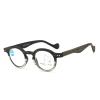 EDGUN Progressive Multifocal Reading Glasses with Blue-Light Blocking, Black Wood-Grain Frame, +1.5 view 1