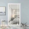 Pet-Proof Screen Door Mesh Curtain with Zipper, White, 120 x 2 view 2
