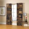 GADULU Blackout Curtains for Boys' and Girls' Rooms, 3D Vintage Letter Art Pattern, Thermal Curtains, 2-Piece Set, 264 × 220 cm (W × H) view 3