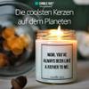 candle guy Scented Candle in Glass, 70-Hour Burn Time, Handmade Soy Wax Candle with Saying view 2