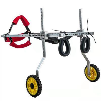 YZJSSL Lightweight Aluminum Pet Wheelchair, Adjustable Dog Wheelchair, Size L