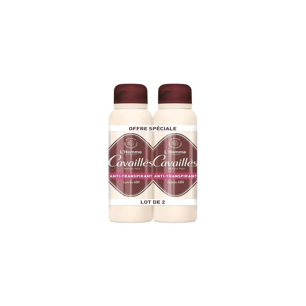 Roge Cava Absorb Homme Anti Dsp 2 x 150 ml for Daily Use