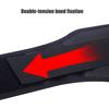 ZFF Self-Heating Elastic Back Brace, Adjustable Lumbar Support Belt, Black, XL view 4