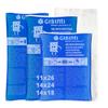 Gisinti Reusable Gel Cold/Hot Pack Set, Made in Italy, Microwave- and Freezer-Safe, with Fabric Pouch (3 Large Pieces) view 1