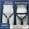 QgLust Men's Stainless Steel Chastity Cage Belt with Plug view 2
