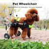 YZJSSL Dog Wheelchair, Lightweight 2-Wheel Rear-Leg Rehab Chair, Red, XXS view 2