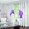 GADULU Blackout Curtains with Grommets, 3D Purple Elephant Print, 2-Piece Set, 270 x 244 cm view 2