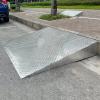 Stainless Steel Curb Ramp for Wheelchairs, Vehicles, and Thresholds view 2