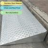 Stainless Steel Curb Ramp for Wheelchairs, Vehicles, and Thresholds view 3