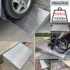 Stainless Steel Curb Ramp for Wheelchairs, Vehicles, and Thresholds view 4