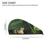 ASEELO Peace Tree Frog Double-Layer Coral Fleece Hair Drying Cap view 4