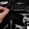 WEITING Men's Open-Crotch Shiny PVC Leather Boxer Underwear, 4XL view 2