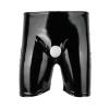 WEITING Men's Open-Crotch Shiny PVC Leather Boxer Underwear, 4XL view 4