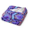Lsjuee Snake-Skin Pattern Fleece Blanket, Ultra-Soft Cozy Microfleece, 203.4 x 152.4 cm view 4