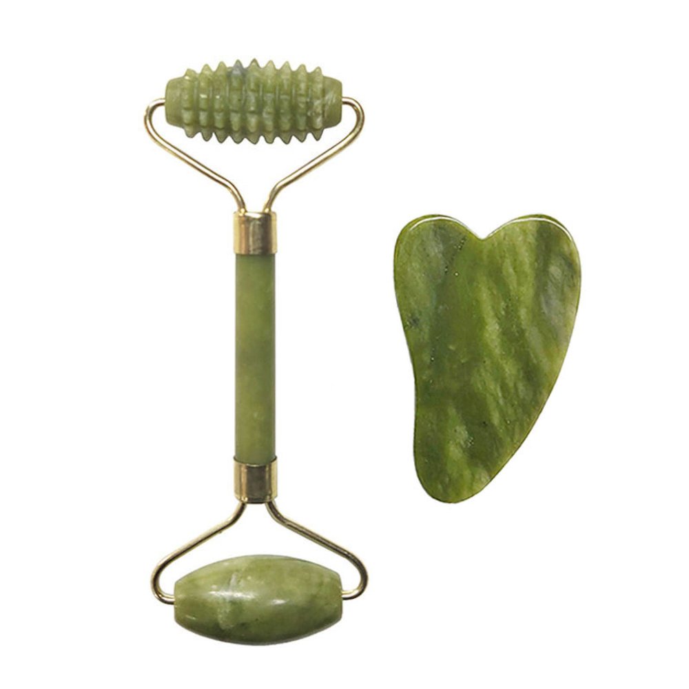 Jade Roller and Gua Sha Set