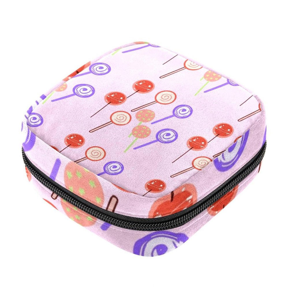 Women's Menstrual Product Storage Pouch with Zipper