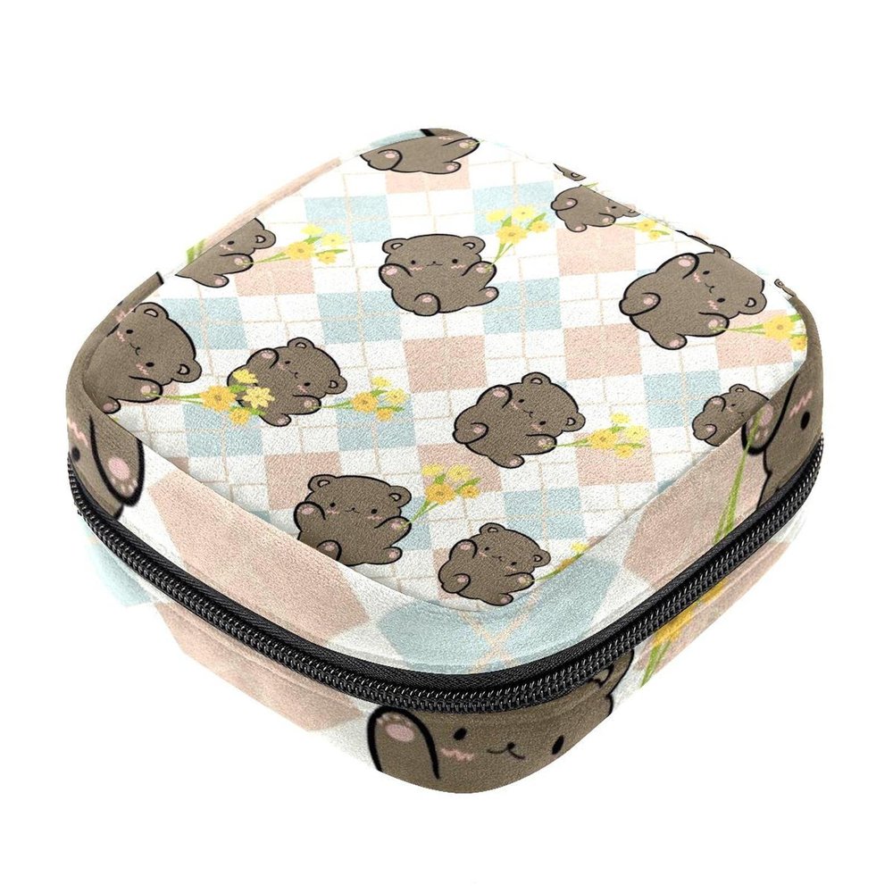 Women's Period Product Storage Bag with Zipper