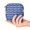 Portable Menstrual Product Storage Bag with Zipper, Abstract Pattern view 4
