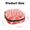 Floral Zippered Menstrual Product Storage Bag view 2