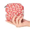 Floral Zippered Menstrual Product Storage Bag view 4