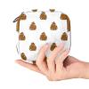 Portable Period Product Storage Bag with Zipper, Christmas Cookie Pattern view 4