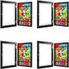 Kcolic Kids Art Frame with Front Opening, A4 Acrylic Frame for Children's Drawings, Holds 50–150 Pictures, Interchangeable, B,4 view 1