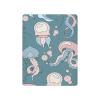 YOUJUNER Fitted Sheet for Baby and Children's Beds, Abstract Sea Animal Design view 2