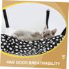 Mipcase Plush Hanging Cat Bed with Camouflage Fleece view 4