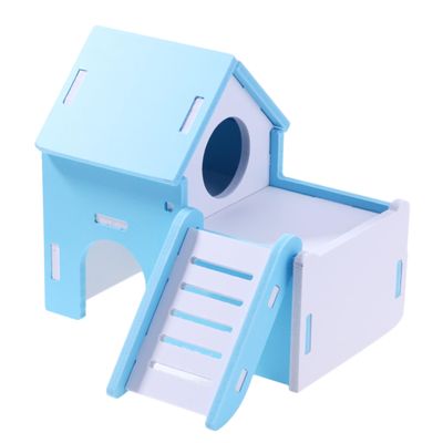 Mipcase Natural Wood Hamster Home