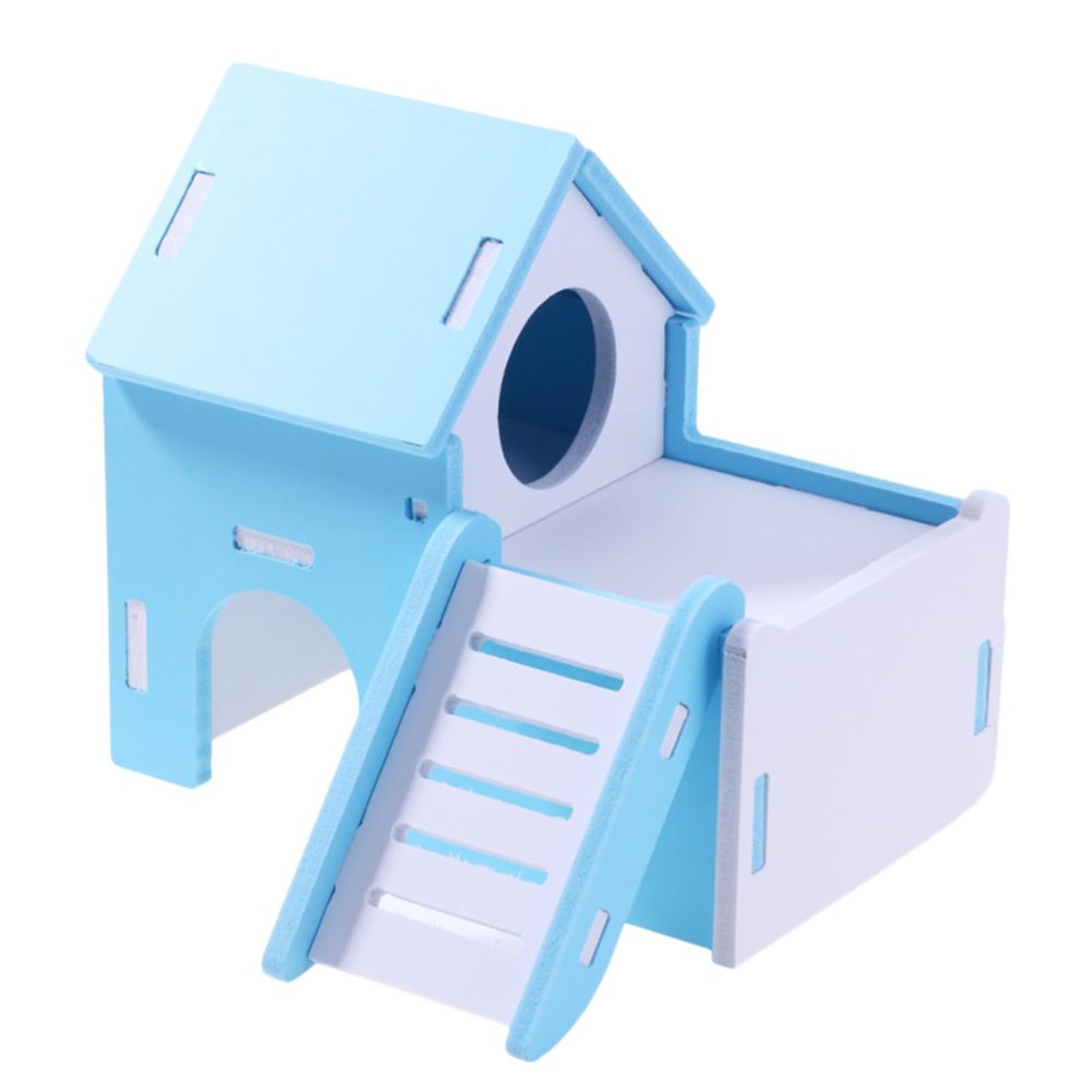 Mipcase Natural Wood Hamster Home