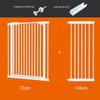 Samnuerly Dog Safety Gate, 80 cm High, Magnetic Latch, Pressure-Mounted, 111–117 cm view 2