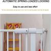 Samnuerly Dog Safety Gate, 80 cm High, Magnetic Latch, Pressure-Mounted, 111–117 cm view 4
