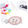 Beavorty 3-Piece Creative Nail Art Photo Props, Display Plates and Color Palette for Professional Nail Designers and Hobbyists view 3