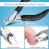 Orelex Nail Scissors Set, Nail Clippers for Thick and Ingrown Toenails view 3