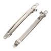 30 Silver French Barrette Hair Clips, 9.8 x 1.0 cm view 1