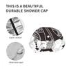 Poker Shower Cap, Black Jack of Spades, Waterproof Double-Layer Cap for All Hair Lengths and Thicknesses view 3
