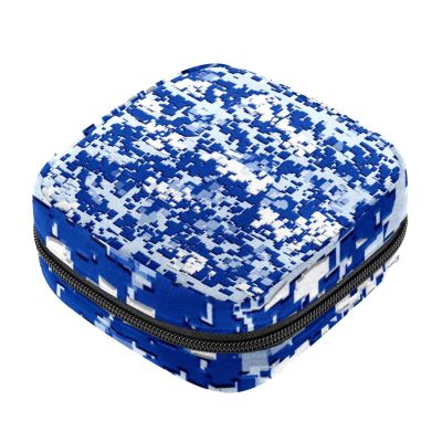 Portable Period Pouch with Zipper, Abstract Texture