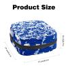 Portable Period Pouch with Zipper, Abstract Texture view 2