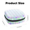 Portable Plaid Menstrual Product Storage Bag view 2