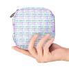 Portable Plaid Menstrual Product Storage Bag view 4