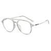 Lanomi Aviator Reading Glasses with Blue-Light Filter, Clear Gray, +2.5 view 1