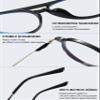 Lanomi Aviator Reading Glasses with Blue-Light Filter, Clear Gray, +2.5 view 4