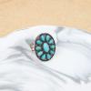 Turquoise Ring for Women, Sky Blue, One Size Fits All view 3