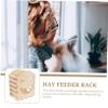 TEHAUX Wooden Rabbit Feeder view 2