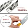 Heavy-Duty Full-Extension Drawer Slides with Lock, 220 kg, 1 Pair view 2