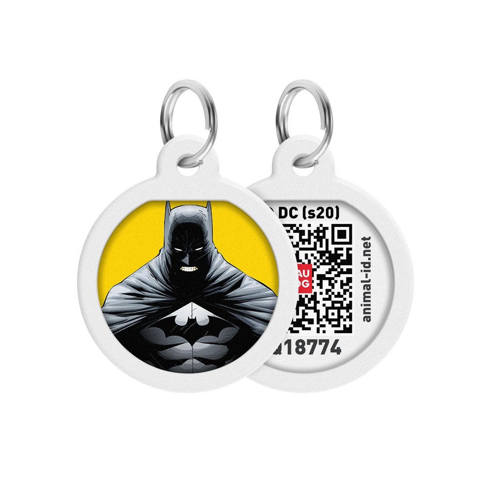 Pet ID Tag for Dogs and Cats with QR Passport Global Lost Pet Search System