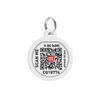 Pet ID Tag for Dogs and Cats with QR Passport Global Lost Pet Search System view 3