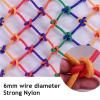 AFGZQ Safety Net for Children, Stairs, Playgrounds, Balconies and Windows, 8 cm Mesh, 1 x 6 m view 3